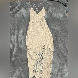 Crochet Forever 21 High Low Dress